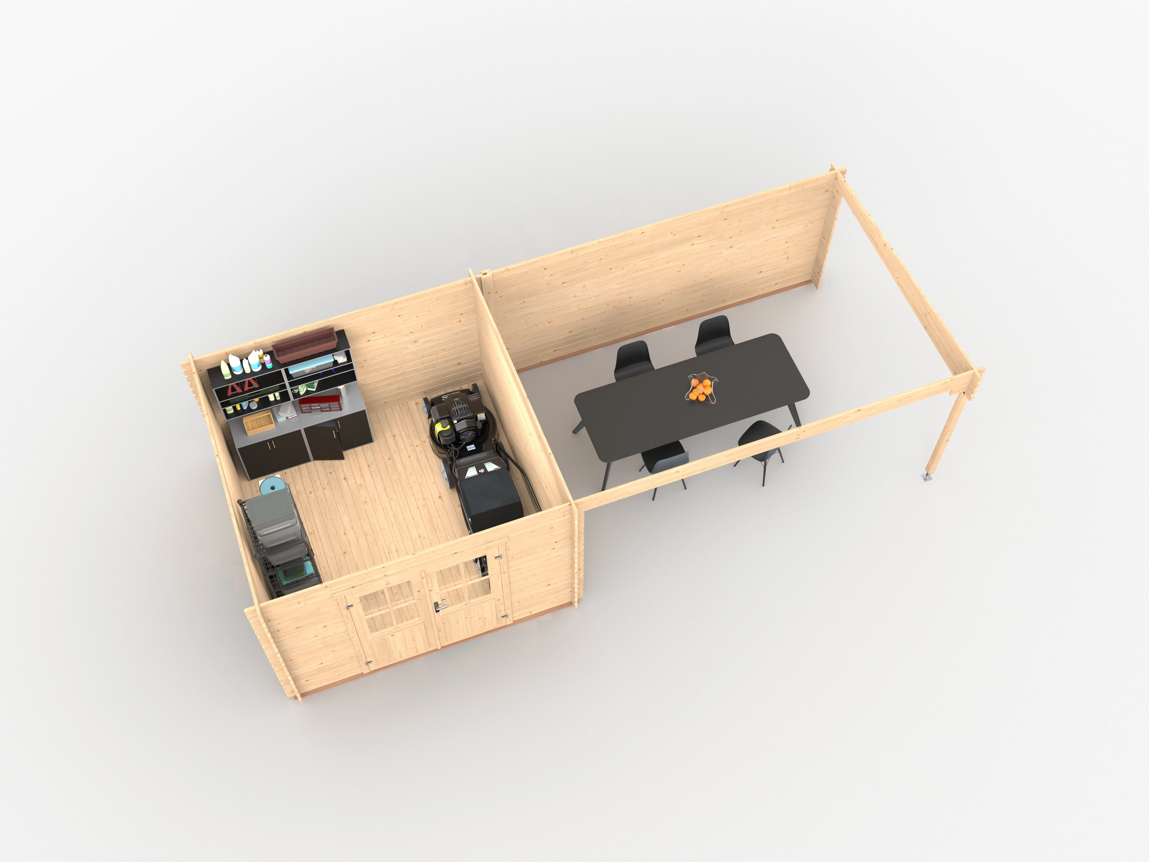 Outdoor Life Blokhut St. Louis 701 x 319 cm - Afbeelding 4